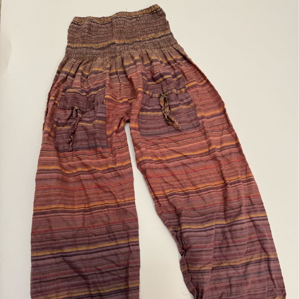 Striped Multicolor Festival Harem Pants